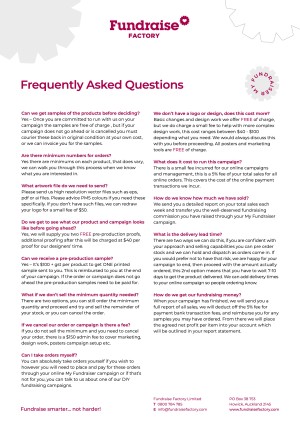 Download Our Fundraising FAQs